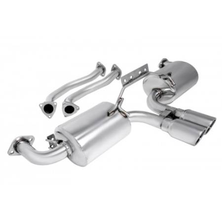 Manzo Headers, Exhausts, and More - Manzo Porsche Boxster 986 2006-2008 / Boxster S 2005-2008 (Excludes Cayman) Stainless Steel Axleback Exhaust System