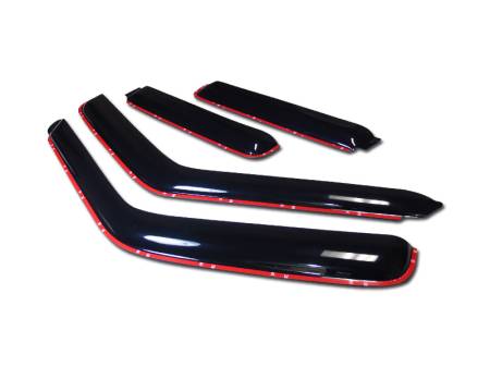 I3 Enterprise - I3 95-04 Chevy/Gmc Blazer/Jimmy/Bravada 4Door In-Channel Window Visor 4Pcs