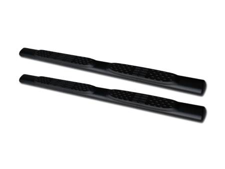 I3 Enterprise - I3 02-08 Dodge Ram 1500/2500/3500 Quad Cab 5" Oval Side Step Bar (Matte Black)