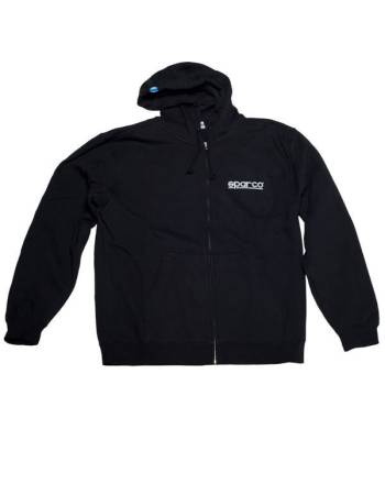 Sparco - Sparco Swtshrt Zip Www Blk Lrg