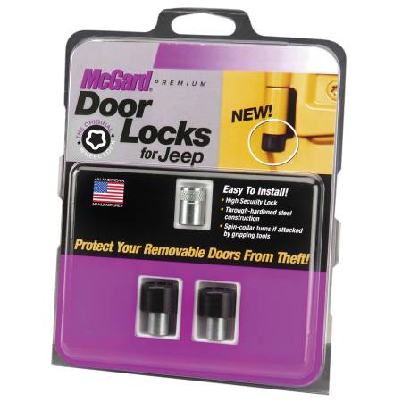 McGard - McGard 07-17 Jeep Wrangler JK / Unlimited JK 2-Door Lock Set - (2 Locks)
