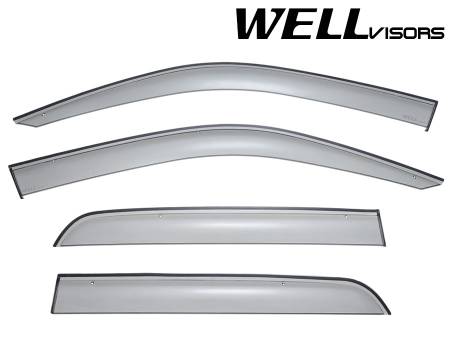 WellVisors - WellVisors Side Window Deflectors Mercedes Benz W163 ML-Class 98-05 Premium Series