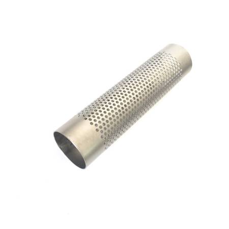 Ticon Industries - Ticon Industries 2" Titanium Perforated Punch Tube 12" OAL 1mm/.039"