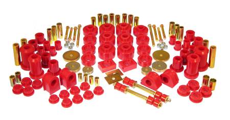 Prothane - Prothane 97-03 Ford F150/250LD 4wd Total Bushing Kit - Red