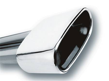 Borla - Borla 1.78in Inlet x 6.69in Outlet x 5.63in L 3in Rectangular Univ Exhaust Tip