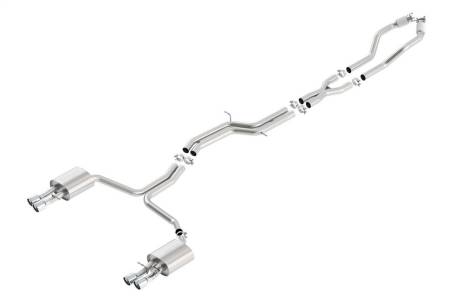 Borla - Borla 13-17 Audi S6 4.0L AT Dual Split Exit S-Type Catback Exhaust