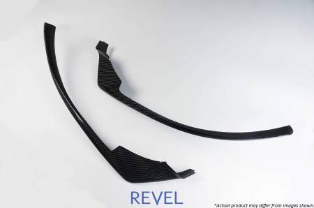 Revel USA (Tanabe) - Revel GT Dry Carbon Front Lip Cover 2016-2018 Mazda MX-5 *2 PCS