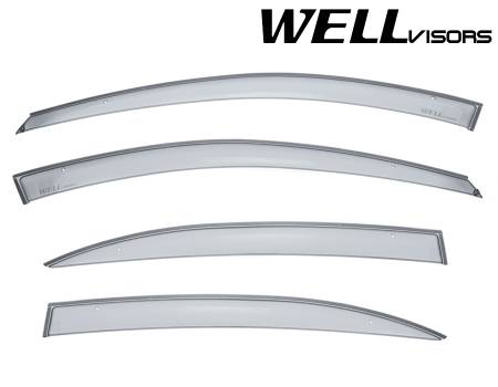 WellVisors - WellVisors Side Window Deflectors Hyundai Sonata 06-10 Premium Series