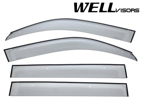 WellVisors - WellVisors Side Window Deflectors Lexus LX570 08-21 Premium Series
