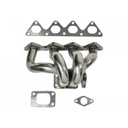 Manzo Headers, Exhausts, and More - Manzo Acura Integra 1994-2001 B16 B18 B20 DOHC T3 / T4 Stainless Steel Turbo Manifold