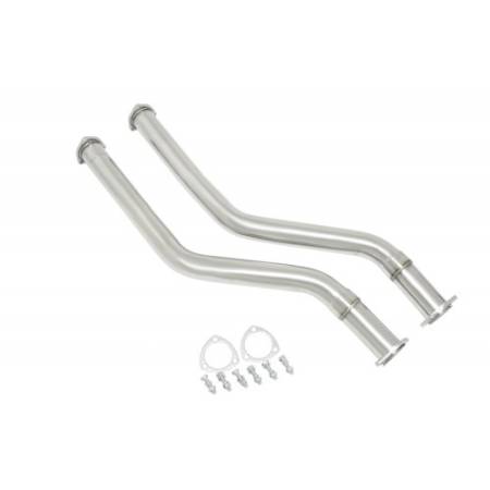 Manzo Headers, Exhausts, and More - Manzo E46 M3 2001-2006 3.2L I6 S54B32 Stainless Steel Exhaust Downpipes (Unresonated)