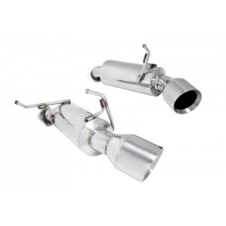 Manzo Headers, Exhausts, and More - Manzo Infiniti G37 2008-2013 V36 2DR Coupe 3.7L VQ37VHR RWD Stainless Steel Axleback Exhaust System