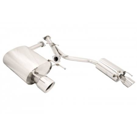Manzo Headers, Exhausts, and More - Manzo Lexus IS250 / IS350 2006-2013 2.5L 4GR-FSE V6 / 3.5L 2GR-FSE V6 Stainless Steel Axleback Exhaust System
