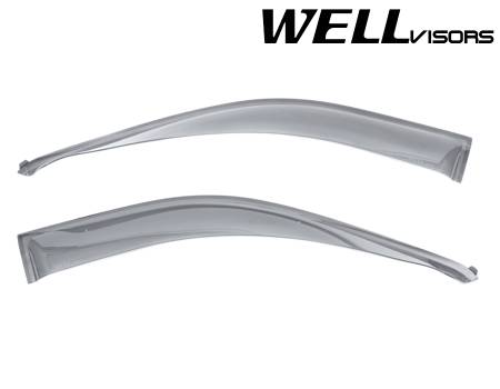 WellVisors - WellVisors Side Window Deflectors Chevrolet Silverado Extended Cab 14-18 Off-Road Series (Front only)