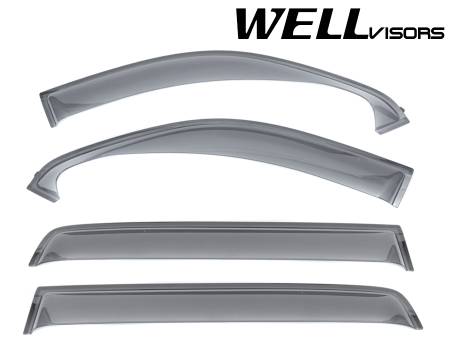 WellVisors - WellVisors Side Window Deflectors Toyota Tundra 07-21 Crew Max Off-Road Series