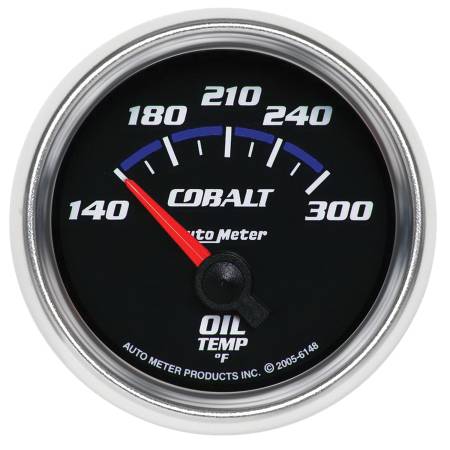 AutoMeter - AutoMeter Cobalt 2 1/6in 140-300 Degree F Oil Temprature Gauge