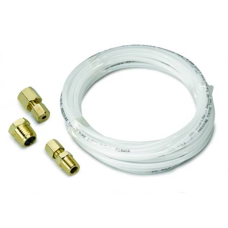 AutoMeter - AutoMeter 12 Foot Nylon Tubing 1/8in. w/ 1/8in. Brass Compression Fittings