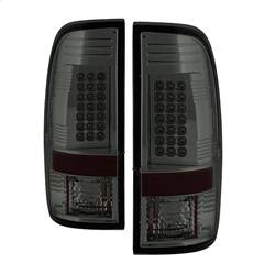 Spyder Auto - Spyder Ford Super Duty 08-15 LED Tail Lights Smoke ALT-YD-FS07-LED-SM