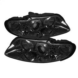 Spyder Auto - Spyder Pontiac GTO 04-06 Projector Headlights LED Halo LED Smoke High H1 Low H1 PRO-YD-PGTO04-HL-SM