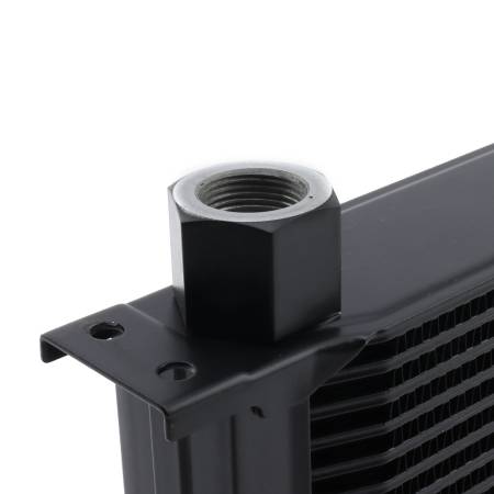 DC Sports - DC Sports 15 Row Universal Oil Cooler; Black with -8 AN Fittings