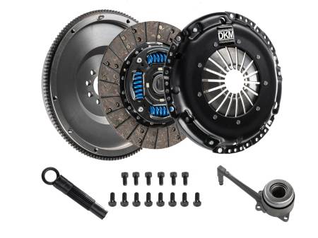 DKM Clutch - DKM Clutch 2.0 VW/Audi A3 TSI 8 Bolt Sprung Organic MB Clutch w/Steel Flywheel (440 ft/lbs Torque)
