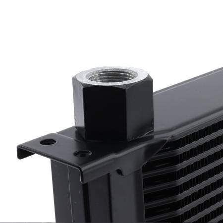 DC Sports - DC Sports 30 Row Universal Oil Cooler; Black with -8 AN Fittings