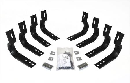 Go Rhino - Go Rhino 07-10 GMC Sierra 1500/2500HD/3500HD Brackets for OE Xtreme Cab Length SideSteps