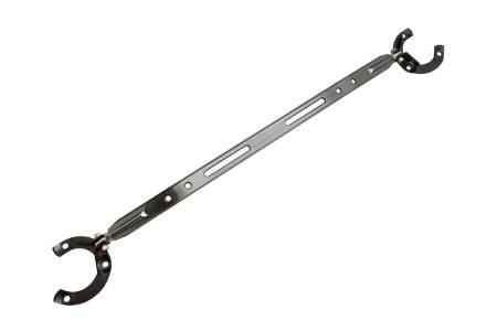 Megan Racing - Megan Racing Front Upper Strut Tower Bar for Honda Civic 01-05 (Excludes EX) - Gunmetal