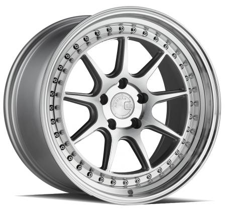 AodHan Wheels - Aodhan Wheels Rim DS-X 18x10.5 5x114.3 73.1CB ET15 Silver w/Machined Face
