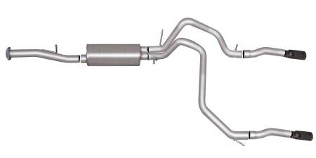 Gibson Performance Exhaust - Gibson 07-12 Chevrolet Avalanche LS 5.3L 2.25in Cat-Back Dual Split Exhaust - Aluminized