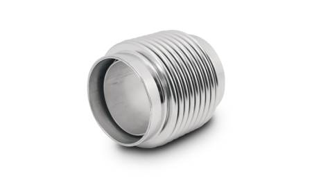 Vibrant Performance - Vibrant Performance SS Bellow Assembly w/ Liner 1.5in Inlet/Outlet ID x 2.75in OAL Electro Polished