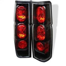 Spyder Auto - Spyder Nissan Hardbody 86-97 Euro Style Tail Lights Black ALT-YD-NH86-BK