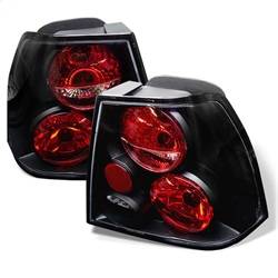 Spyder Auto - Spyder Volkswagen Jetta 99-04 Euro Style Tail Lights Black ALT-YD-VJ99-BK