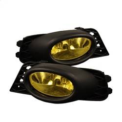 Spyder Auto - Spyder Honda Civic 09-11 4Dr OEM Fog Lights W/Switch- Yellow FL-CL-HC09-4D-Y