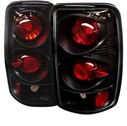 Spyder Auto - Spyder Chevy Suburban/Tahoe 1500/2500 00-06 Euro Style Tail Lights Black ALT-YD-CD00-BK