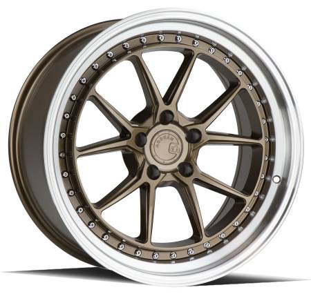 AodHan Wheels - Aodhan Wheels Rim DS08 19x9.5 5x114.3 73.1CB ET22 Bronze w/Machined Lip
