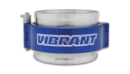 Vibrant Performance - Vibrant Performance HD Clamp System Assembly for 3.5in. OD Tubing - Blue Clamp