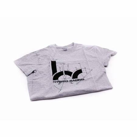 Hybrid Racing - Hybrid Racing Dimensions T-Shirt (Gray) Small