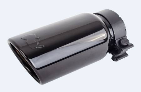 Go Rhino - Go Rhino Exhaust Tip - Black Chrome - ID 2 1/2in x L 14in x OD 4in