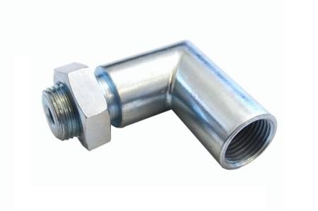 Torque Solution - Torque Solution O2 Sensor Extender Universal 90 Degree