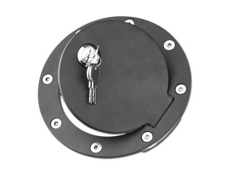 I3 Enterprise - I3 1991 - 1998 Chevrolet /K Pick Up 1500 /2500 /3500/,1992 - 1999 Chevrolet Suburban/1994 - 1999 Tahoe / Yukon/1999 - 2000 Cadillac Escalade/Gmc Yukon Denali - Black Powder-Coated Finish Stainless Steel Fuel Gas Tank Door With Lock & Keys - Matte Black