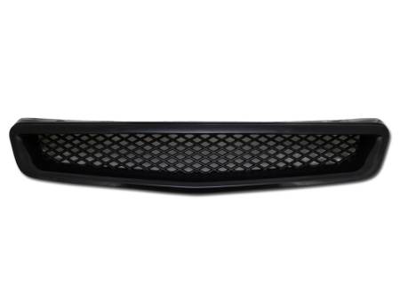 I3 Enterprise - I3 99-00 Honda Civic Type-R Mesh Style Abs Grill (Black)