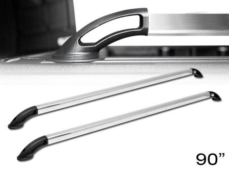 I3 Enterprise - I3 2007-2014 Chevrolet Silverado - 8' Bed - Nylon Boss Locker - 1.75'' Stainless Steel Square Tube Side Bed Rails -Stainless Steel