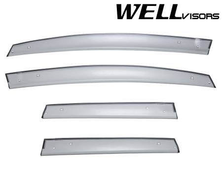 WellVisors - WellVisors Side Window Deflectors Honda Fit 09-14 Premium Series