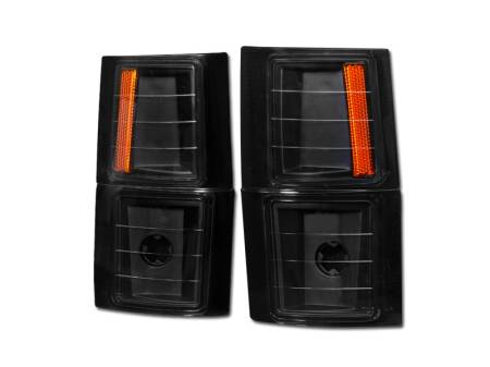I3 Enterprise - I3 94-98 Chevy C10 Fullsize Truck/Suv Corner Lights W/Amber (Jdm Black)