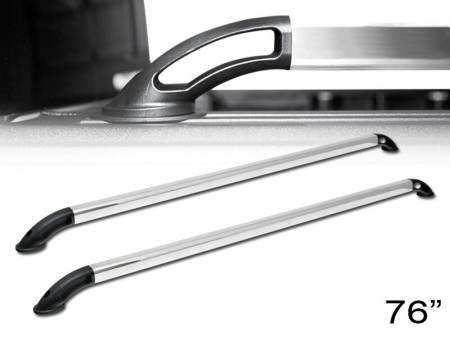 I3 Enterprise - I3 1975-2003 Ford F150, 2004-2015 F250/F350 6.6" Bed/6.9" Bed Nylon Boss Locker - 1.75'' Stainless Steel Square Tube Side Bed Rails - Stainless Steel