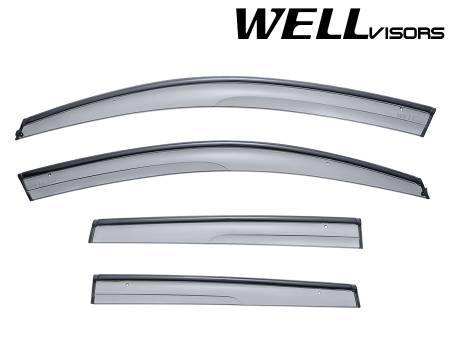 WellVisors - WellVisors Side Window Deflectors Honda Fit 07-08 Aerodyn Series