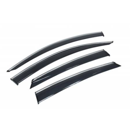 Manzo Headers, Exhausts, and More - Manzo Honda Civic 2016+ 4DR Sedan Polycarbonate Window Visors