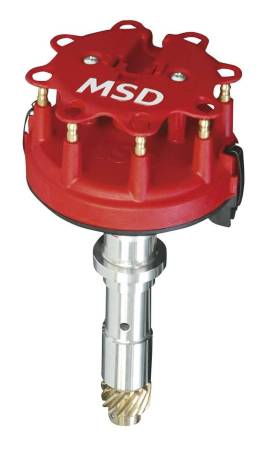MSD Ignition - MSD Distributor, Tall Block Chevy V8, Low Profile
