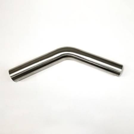 Stainless Bros. - Stainless Bros. 1.75" SS304 45� Mandrel Bend - 1.5D Radius - 16GA/.065" Wall - 6.5" Leg / 6.5" Leg